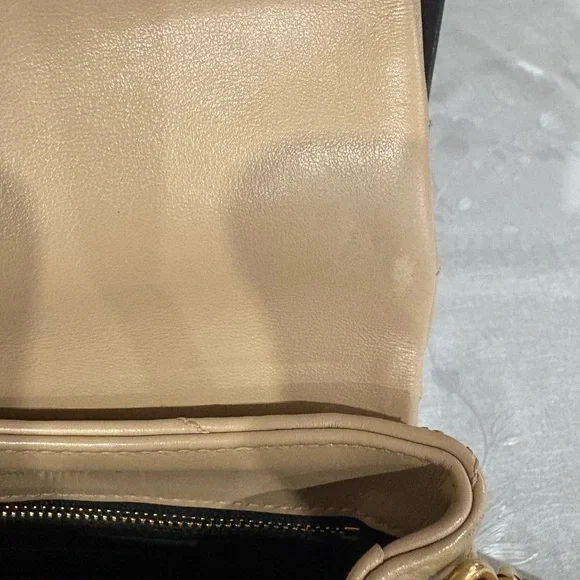 Saint Laurent YSL small Toy Lou Lou Tan beige Leather Crossbody Bag - Picture 7 of 13